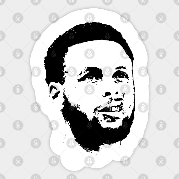 stephen curry portrait pop art Sticker by phatvo